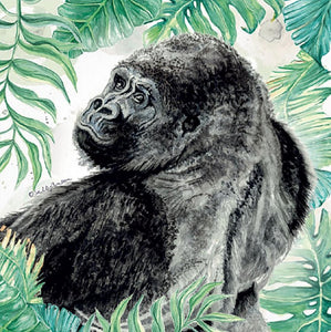 Greeting Card Endangered Collection - Gorilla