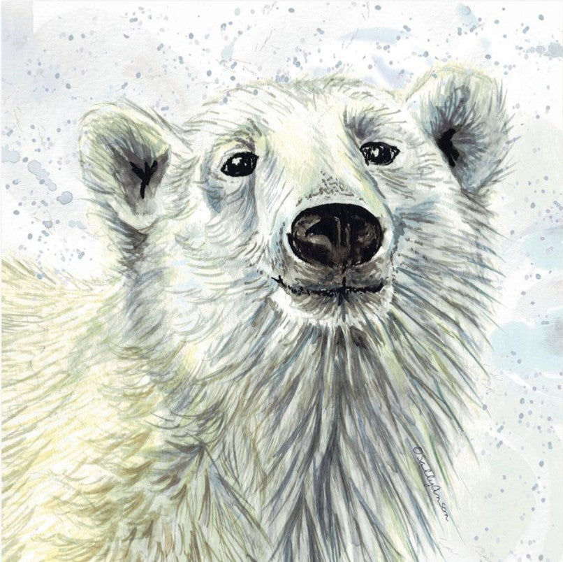 Greeting Card Endangered Collection - Polar Bear