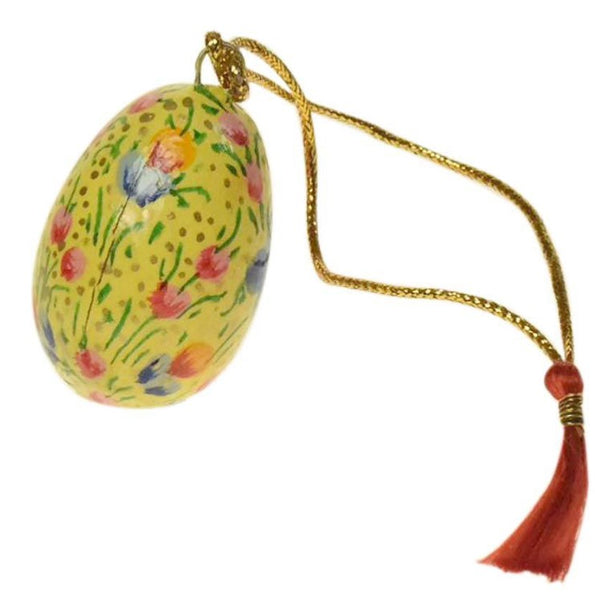 Hand painted papier-mache Easter eggs - hanging