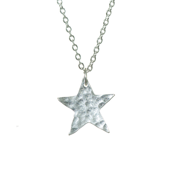 Plated star pendant