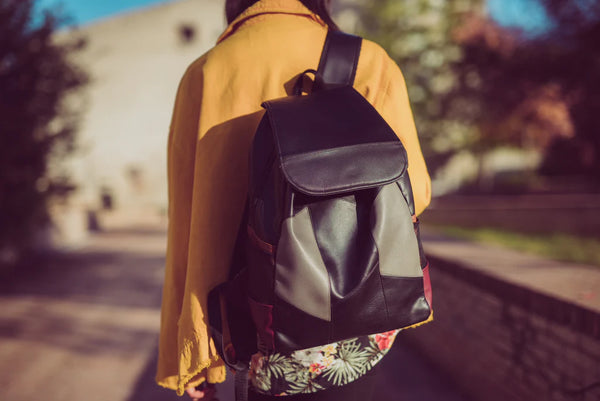 Recycled Motorcycle Seats Shoreditch Backpack