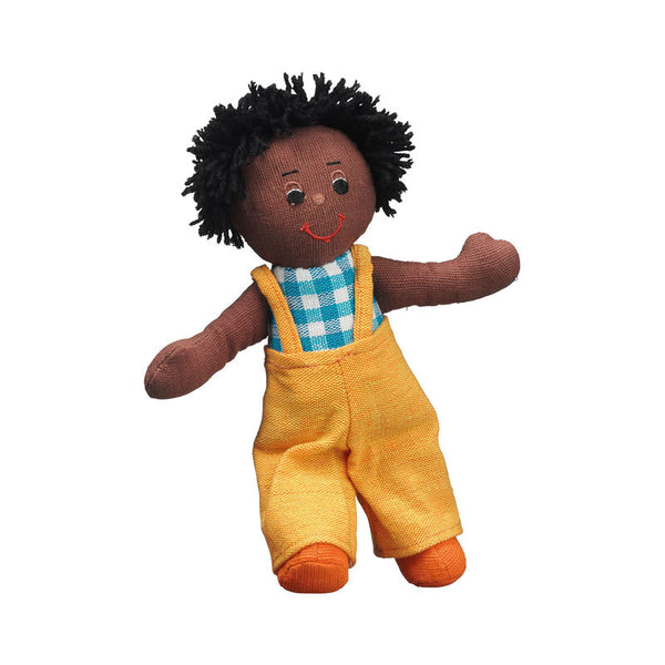 Lanka Kade Rag Doll - boy doll with black skin and black hair