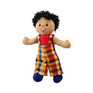Lanka Kade Rag Doll - boy doll with brown skin and black hair