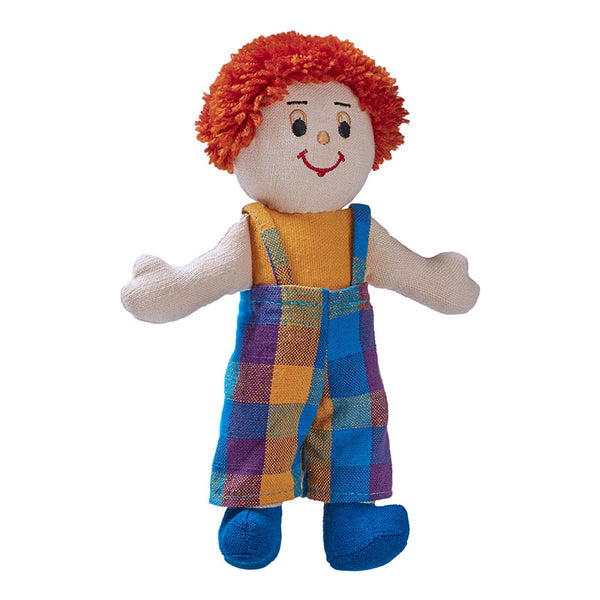 Lanka Kade Rag Doll - boy doll with white skin and red hair