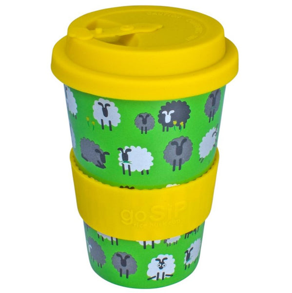 Rice husk cup - sheep